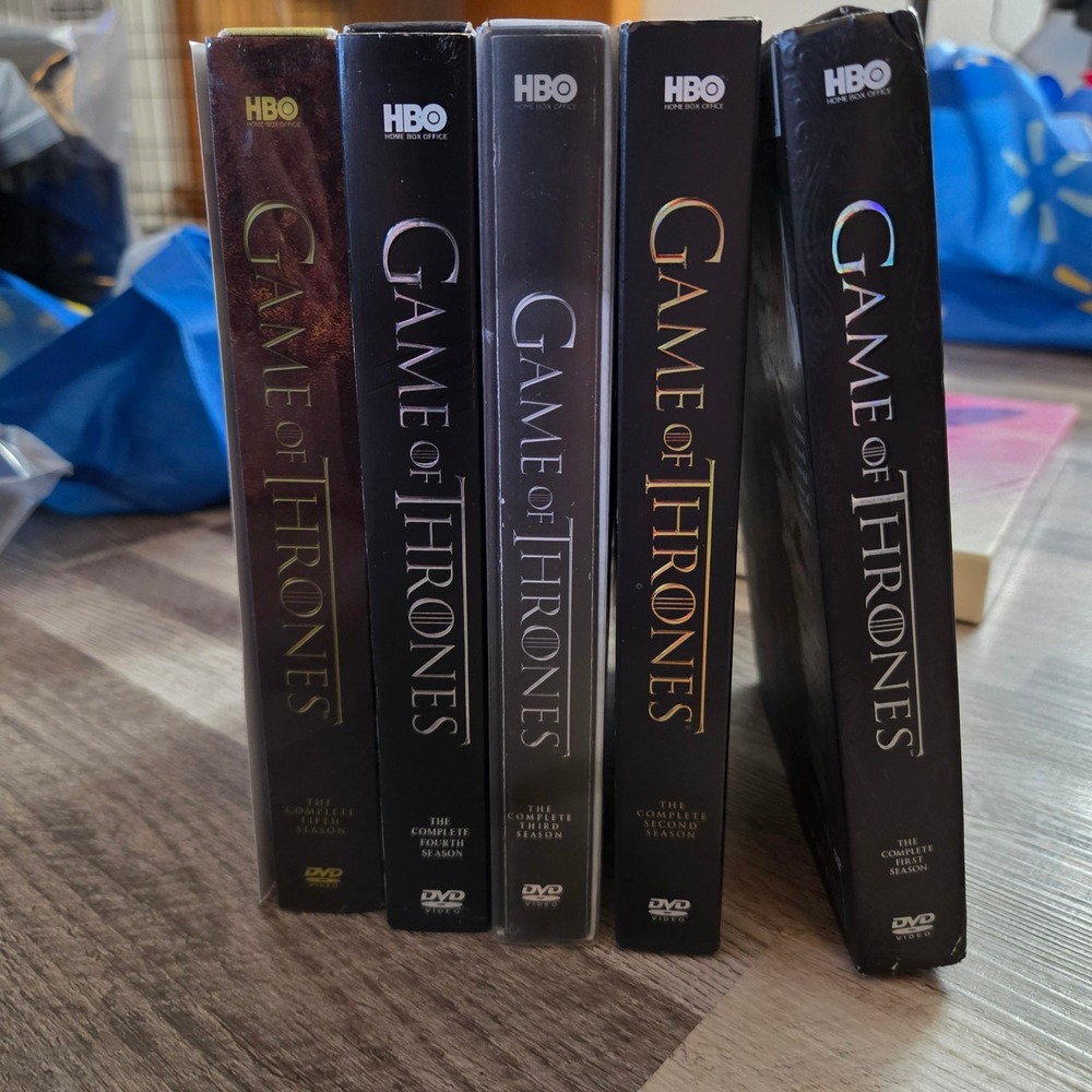 HBO Game of Thrones DVD Set Seasons 1 2 3 4 5 Fantasy Drama Series Lot